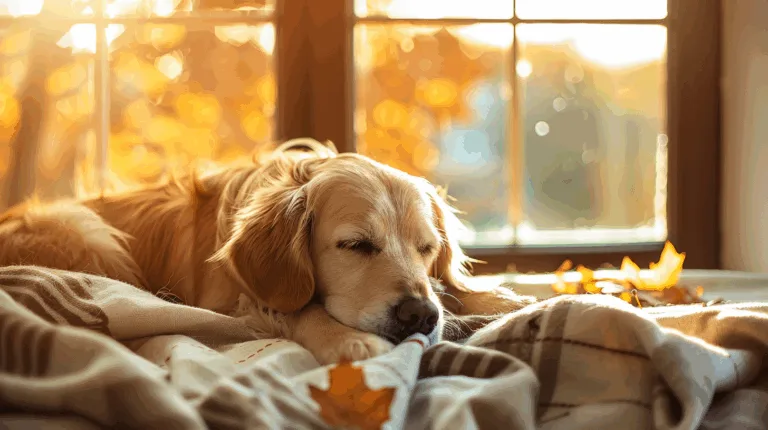 5 Anzeichen, dass dein Hund im Herbst mehr Ruhe braucht